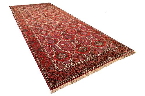 HANDMADE PERSIAN GHOUCHAN ANTIQUE CARPET 3,68X1,75