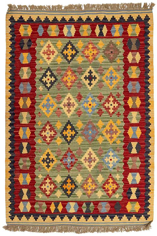 HANDMADE PERSIAN GHASHGHAEI RUG 1,85X1,26