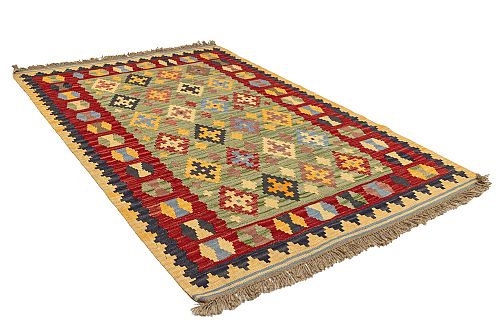 HANDMADE PERSIAN GHASHGHAEI RUG 1,85X1,26