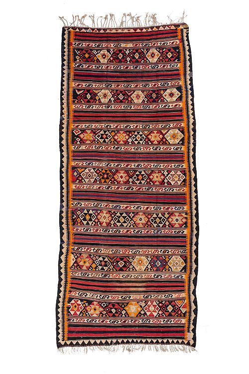 HANDMADE PERSIAN KILIM ANTIQUE 3,13x1,40