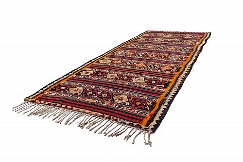 HANDMADE PERSIAN KILIM ANTIQUE 3,13x1,40