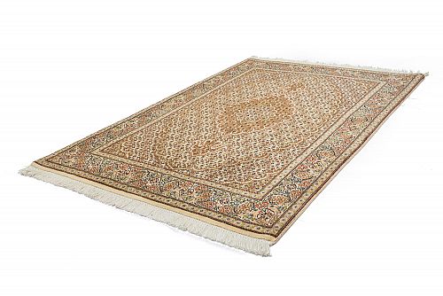 HANDMADE CARPET TABRIZ-MAHI WOOL-SILK 1,45x1,00