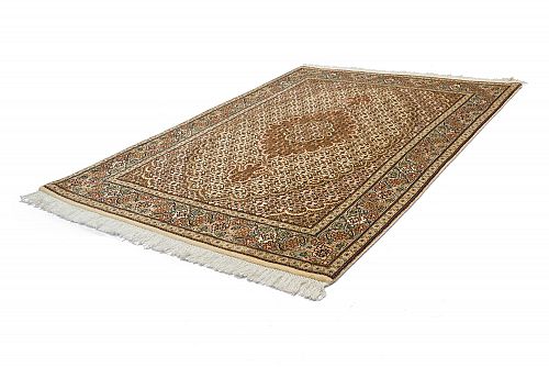 HANDMADE CARPET TABRIZ-MAHI WOOL-SILK 1,45x1,00