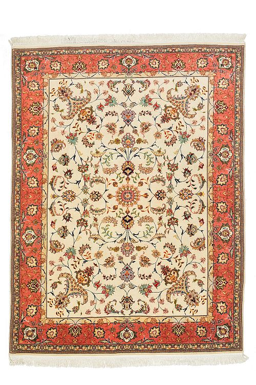 HANDMADE CARPET TABRIZ 50 RAJ WOOL-SILK 1,98x1,50