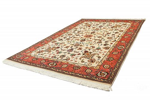 HANDMADE CARPET TABRIZ 50 RAJ WOOL-SILK 1,98x1,50