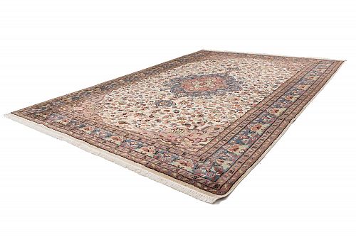 HANDMADE CARPET FARAHAN WOOL-SILK 3,08x2,14