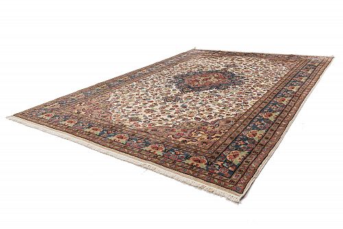 HANDMADE CARPET FARAHAN WOOL-SILK 3,08x2,14