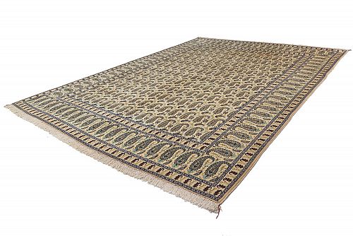 HANDMADE PERSIAN KASHAN CARPET 3,71x2,72