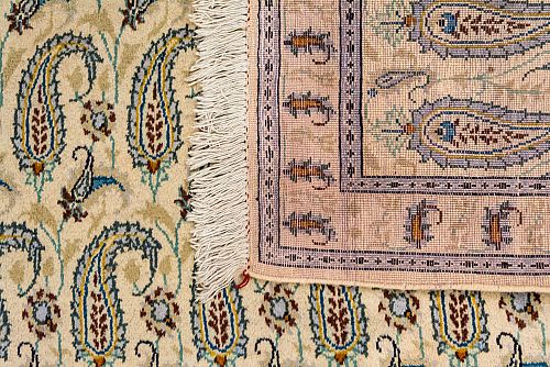 HANDMADE PERSIAN KASHAN CARPET 3,71x2,72