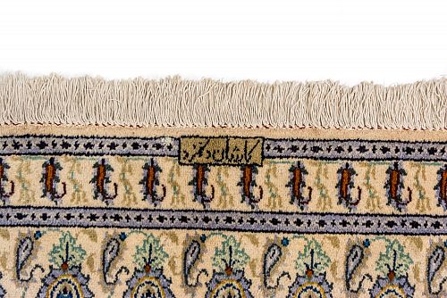 HANDMADE PERSIAN KASHAN CARPET 3,71x2,72