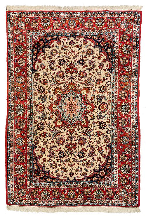 HANDMADE CARPET ESFAHAN KOLK ANTIQUE 2,10x1,50 COLLECTIVE