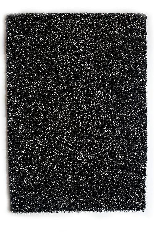 HANDMADE CARPET SHAGGY BLACK 2,30x1,60