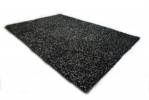 HANDMADE CARPET SHAGGY BLACK 2,30x1,60