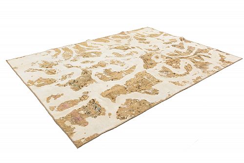 HANDMADE CARPET VINTAGE SABZEVAR 2,45x1,73