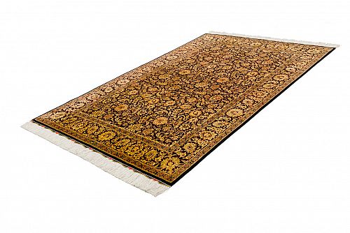 HANDMADE CARPET GOM SILK 2,00X1,26 SIGNED BY MOHAMADI