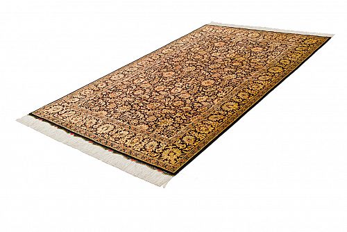 HANDMADE CARPET GOM SILK 2,00X1,26 SIGNED BY MOHAMADI