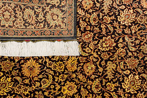 HANDMADE CARPET GOM SILK 2,00X1,26 SIGNED BY MOHAMADI