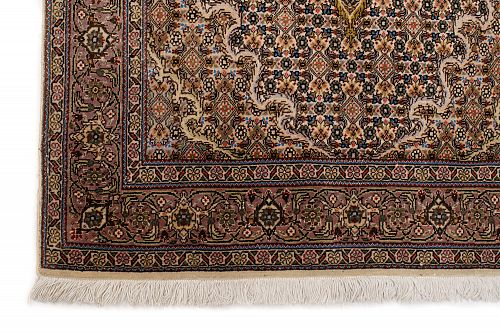 HANDMADE CARPET TABRIZ WOOL-SILK 1,34X0,80