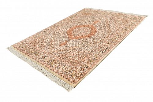 HANDMADE PERSIAN TABRIZ WOOL-SILK 2,05X1,51