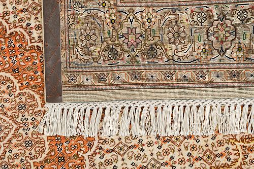 HANDMADE PERSIAN TABRIZ WOOL-SILK 2,05X1,51