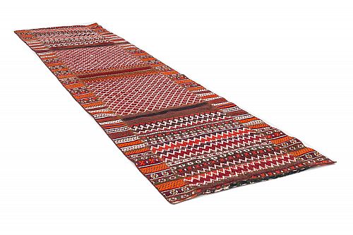 HANDMADE CARPET GHASHQHAI-KILIM  3,02X0,82