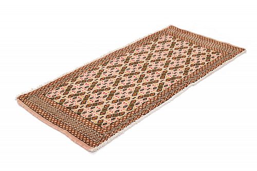 HANDMADE CARPET PERSIAN TORKAMAN 1,30X0,63