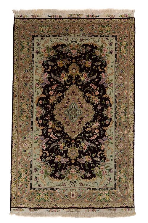 HANDMADE CARPET TABRIZ 70 RAJ WOOL-SILK 2,92X1,77 COLLECTIVE (SET OF 2 PIECES)