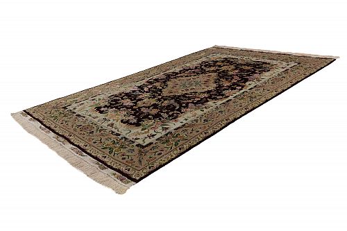 HANDMADE CARPET TABRIZ 70 RAJ WOOL-SILK 2,92X1,77 COLLECTIVE (SET OF 2 PIECES)