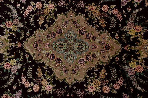 HANDMADE CARPET TABRIZ 70 RAJ WOOL-SILK 2,92X1,77 COLLECTIVE (SET OF 2 PIECES)