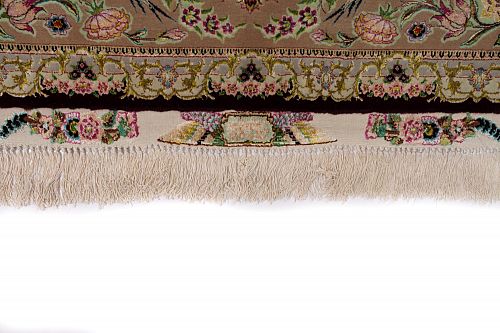 HANDMADE PERSIAN TABRIZ 70 RAJ WOOL-SILK 2,92X1,77 COLLECTIVE (SET OF 2 PIECES)