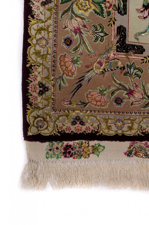 HANDMADE CARPET TABRIZ 70 RAJ WOOL-SILK 2,92X1,77 COLLECTIVE (SET OF 2 PIECES)