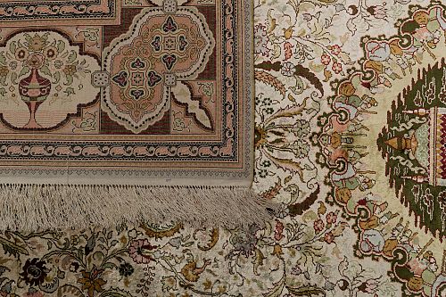 HANDMADE CARPET CHINESE SILK 2,42X1,80