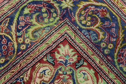 HANDMADE CARPET GOM SILK 1,23X0,77 SIGNED BY HOSSEINI