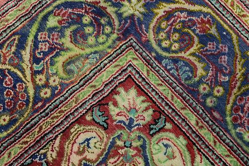 HANDMADE CARPET GOM SILK 1,23X0,77 SIGNED BY HOSSEINI