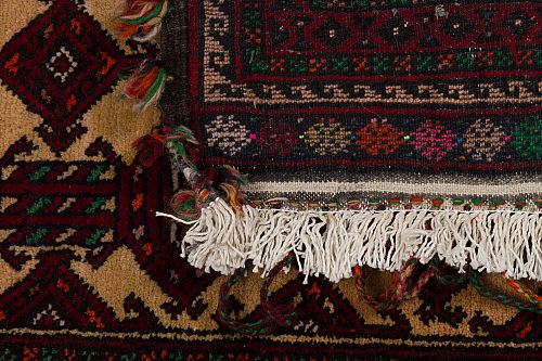 HANDMADE CARPET PERSIAN BALOCH 0,76X0,58 (SET)