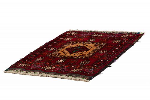 HANDMADE CARPET PERSIAN BALOCH ANTIQUE 0,72X0,69