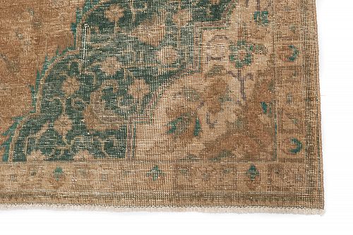 HANDMADE PERSIAN VINTAGE TABRIZ CARPET 3,38X2,33