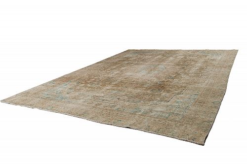 HANDMADE CARPET VINTAGE TABRIZ 3,41X2,56