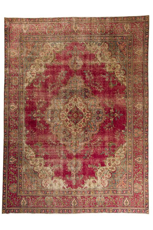 HANDMADE CARPET VINTAGE  MARAND 3,86X2,87