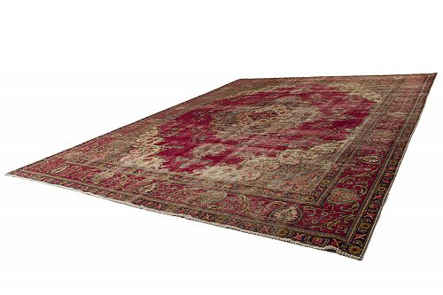 HANDMADE CARPET VINTAGE  MARAND 3,86X2,87