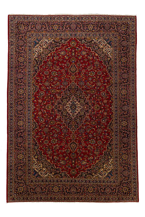 HANDMADE CARPET PERSIAN KASHAN 4,13X2,95 SPECIAL