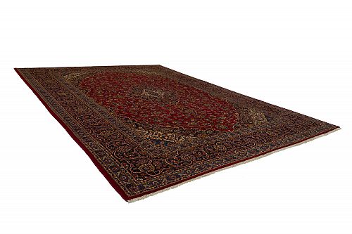 HANDMADE CARPET PERSIAN KASHAN 4,13X2,95 SPECIAL