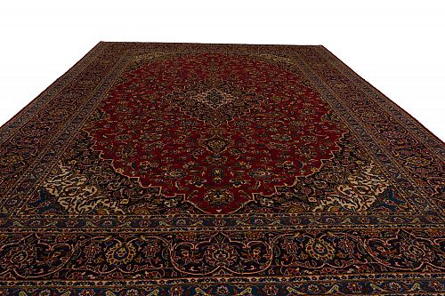 HANDMADE CARPET PERSIAN KASHAN 4,13X2,95 SPECIAL