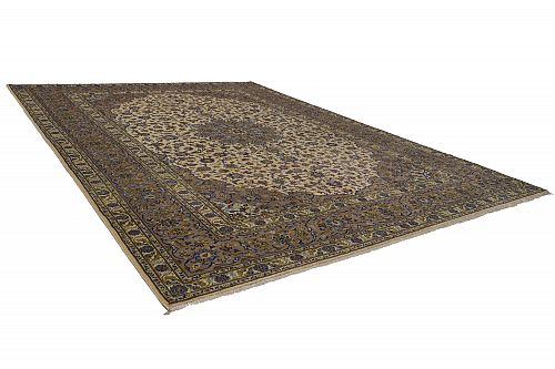 HANDMADE CARPET KASHAN 4,04X2,98 COLLECTIVE