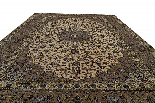 HANDMADE CARPET KASHAN 4,04X2,98 COLLECTIVE