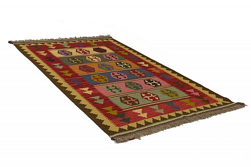 HANDMADE PERSIAN KILIM GHASHGHAEI 1,65X1,08