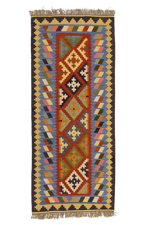 HANDMADE PERSIAN KILIM GHASHGHAEI 1,95X0,83