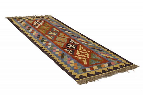 HANDMADE PERSIAN KILIM GHASHGHAEI 1,95X0,83