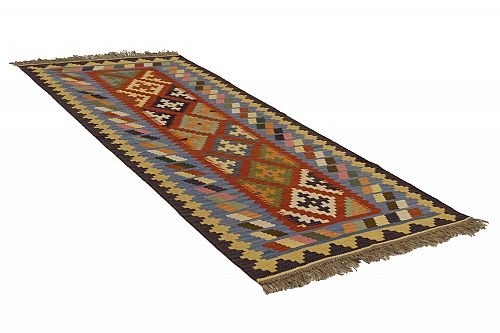 HANDMADE PERSIAN KILIM GHASHGHAEI 1,95X0,83