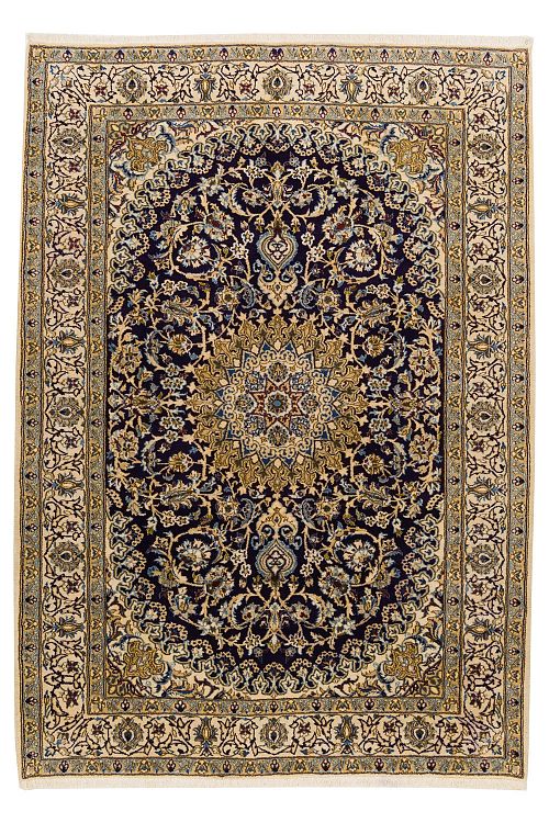 HANDMADE CARPET NAIN WOOL-SILK 2,97X2,00